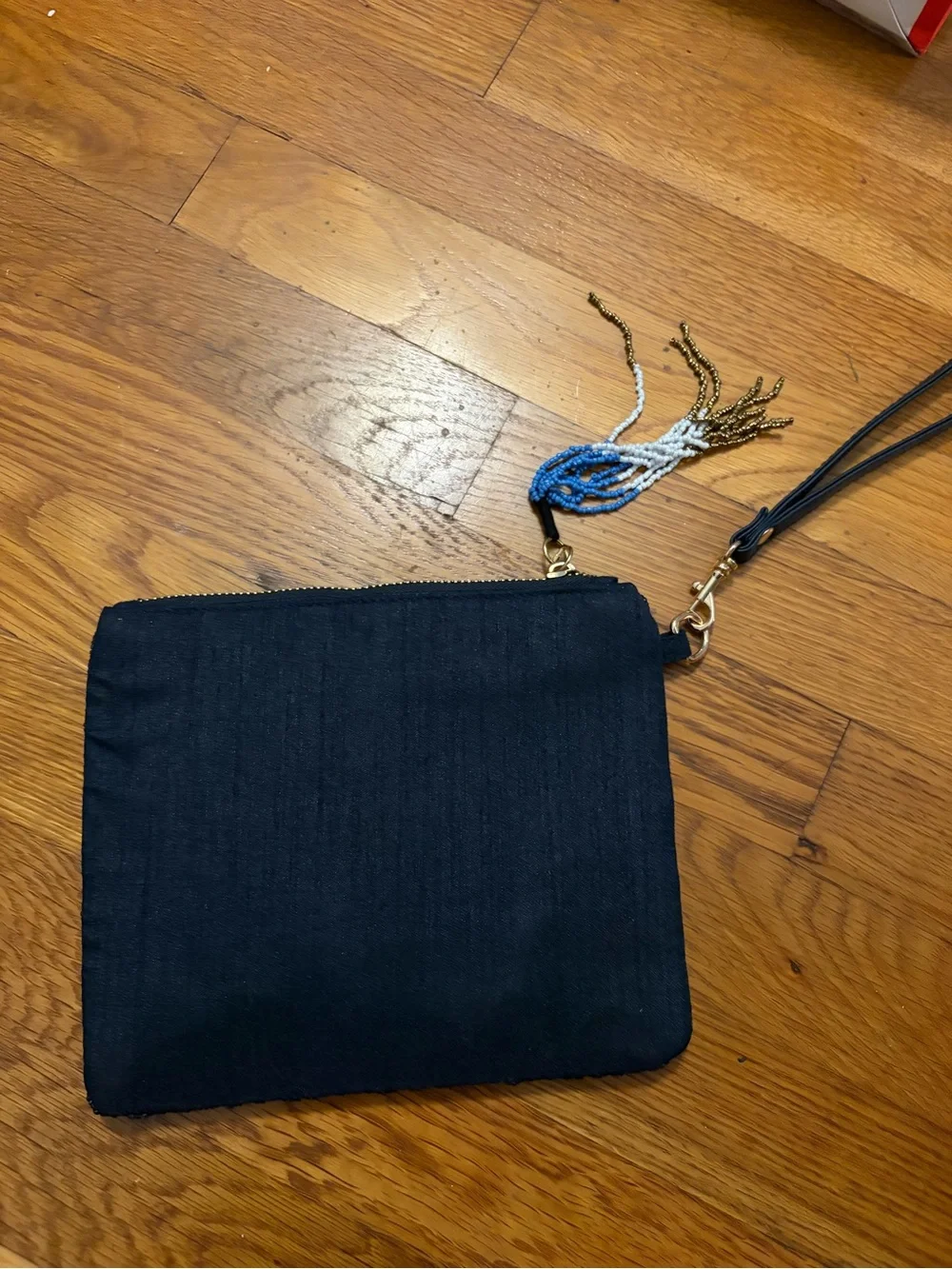 Beaded Evil Eye Wristlet Clutch